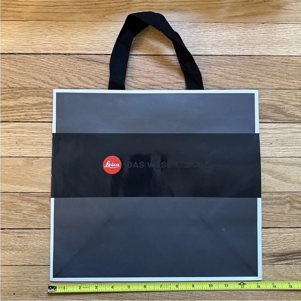 Leica Shopping gift Bag 13.25”x12”  Camera Imported tote